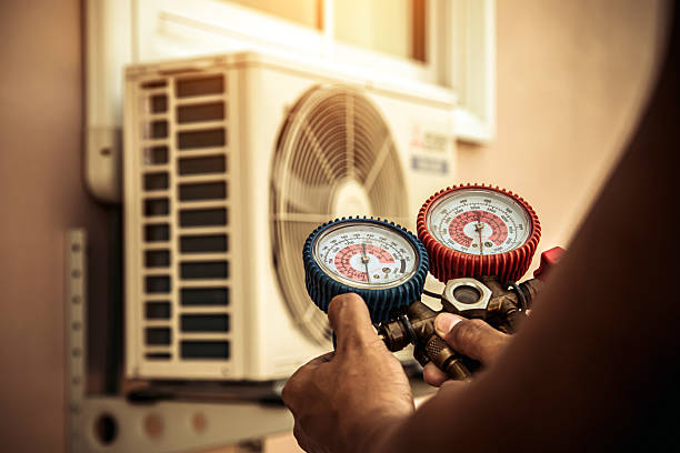 Professional Heat Pump Repair technician working in Climax, GA